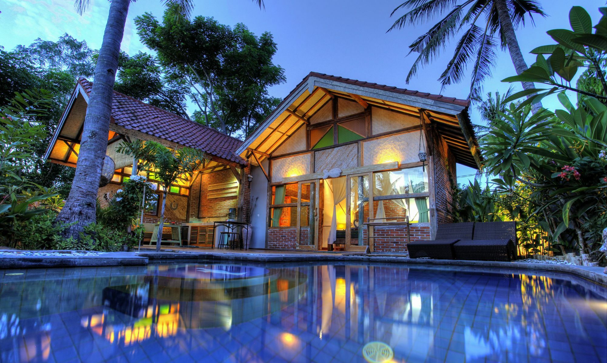 Villas Samalama Gili Air Exteriör bild